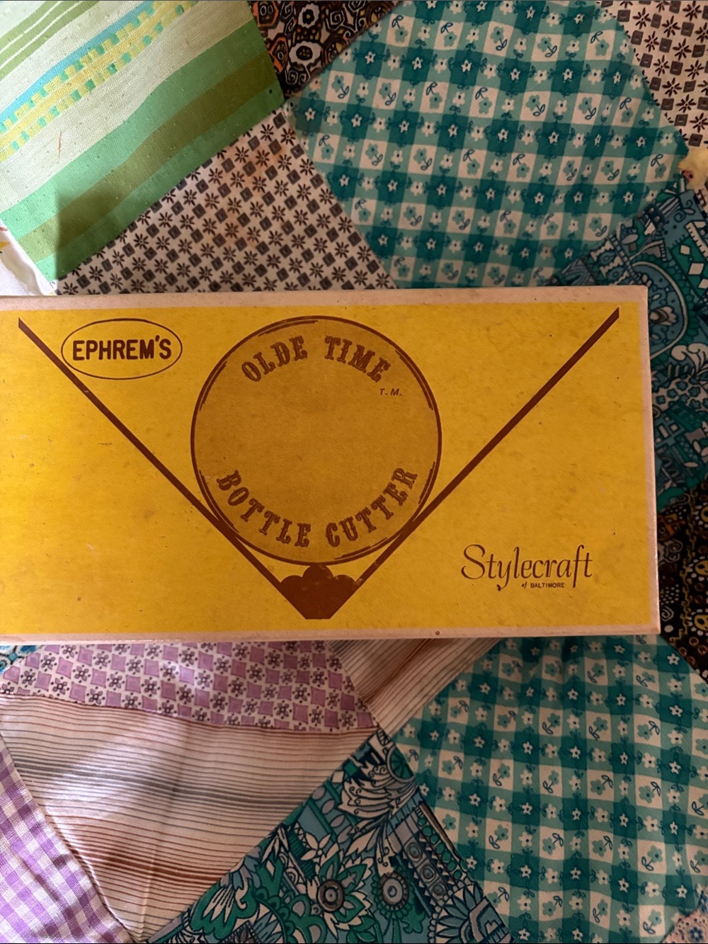 Ephrem's Olde Time Bottle Cutter by Stylecraft - Yellow Box